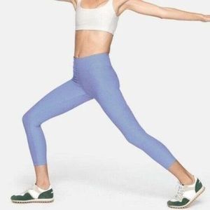 Outdoor Voices periwinkle blue mid to high rise 7/8 leggings.